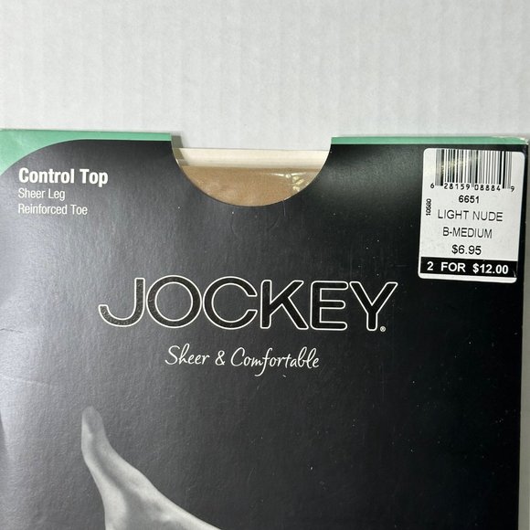 Lot of 6 dead new stock VTG pantyhose Jockey Black Pearl and Sheer Stretch brand - Picture 9 of 13